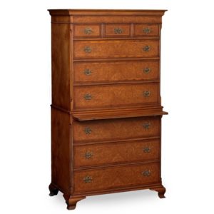 Bespoke Large Tallboy Burr Elm