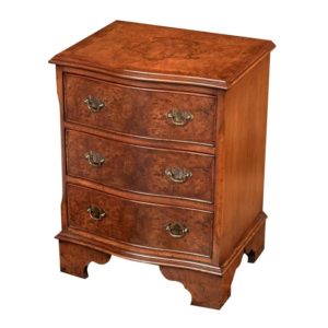 Bespoke Serpentine Chest Elm- 3 Drawer