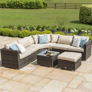 London Corner Group with Ice Bucket Coffee Table