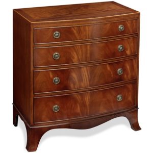 Bespoke Bow Chest Mahogany