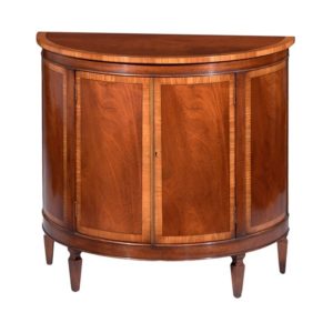 Bespoke Demi-Lune Commode Mahogany