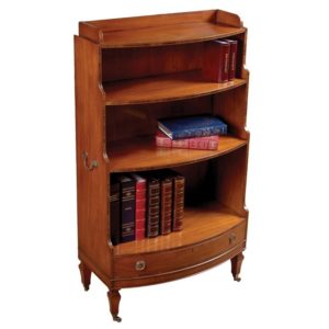 Bespoke Waterfall Bookcase Mahogany