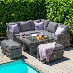Victoria Square Corner Dining Set with Rising Table