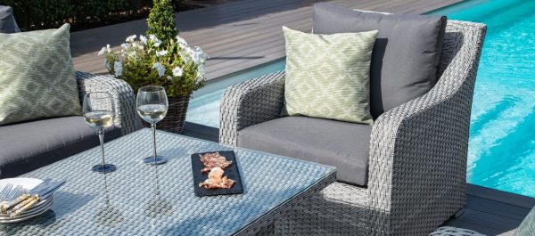 Ascot 3 Seater Sofa Dining Set with Rising Table - Image 2