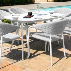 Pebble Oval 6 Seater Dining Set