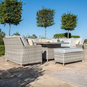 Oxford Royal U Shaped Sofa Set with Rising Table & Ice Bucket