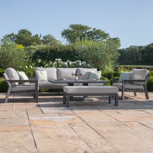 New York 3 Seater Sofa Set with Rising Table