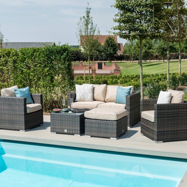 Georgia 2 Seater Sofa Set with Ice Bucket Coffee Table
