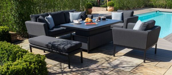 Pulse 3 Seater Sofa Set with Rising Table - Image 9
