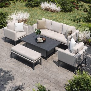 Pulse 3 Seater Sofa Set with Rising Table