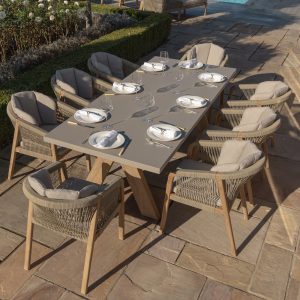 Martinique 8 Seater Rectangular Dining Set