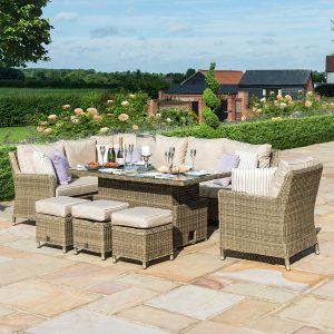 Winchester Sofa Dining Set with Rising Table & Ice Bucket